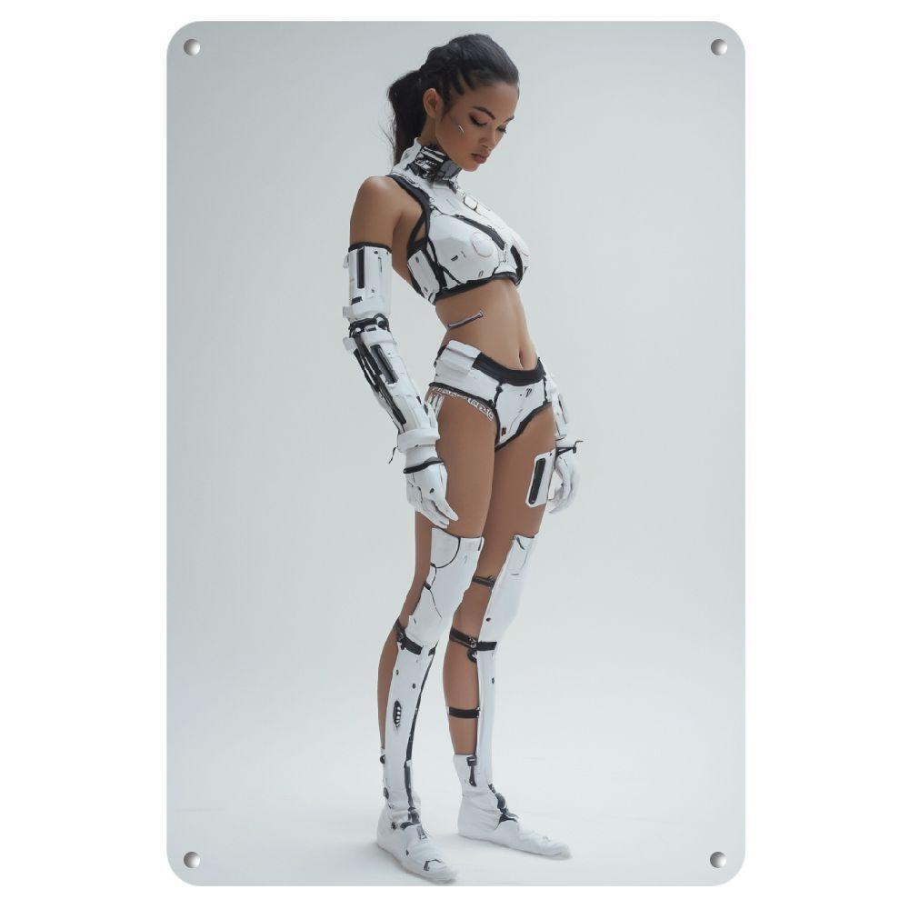 Office Tech Needs - Futuristic Iron Wall Art - Sleek