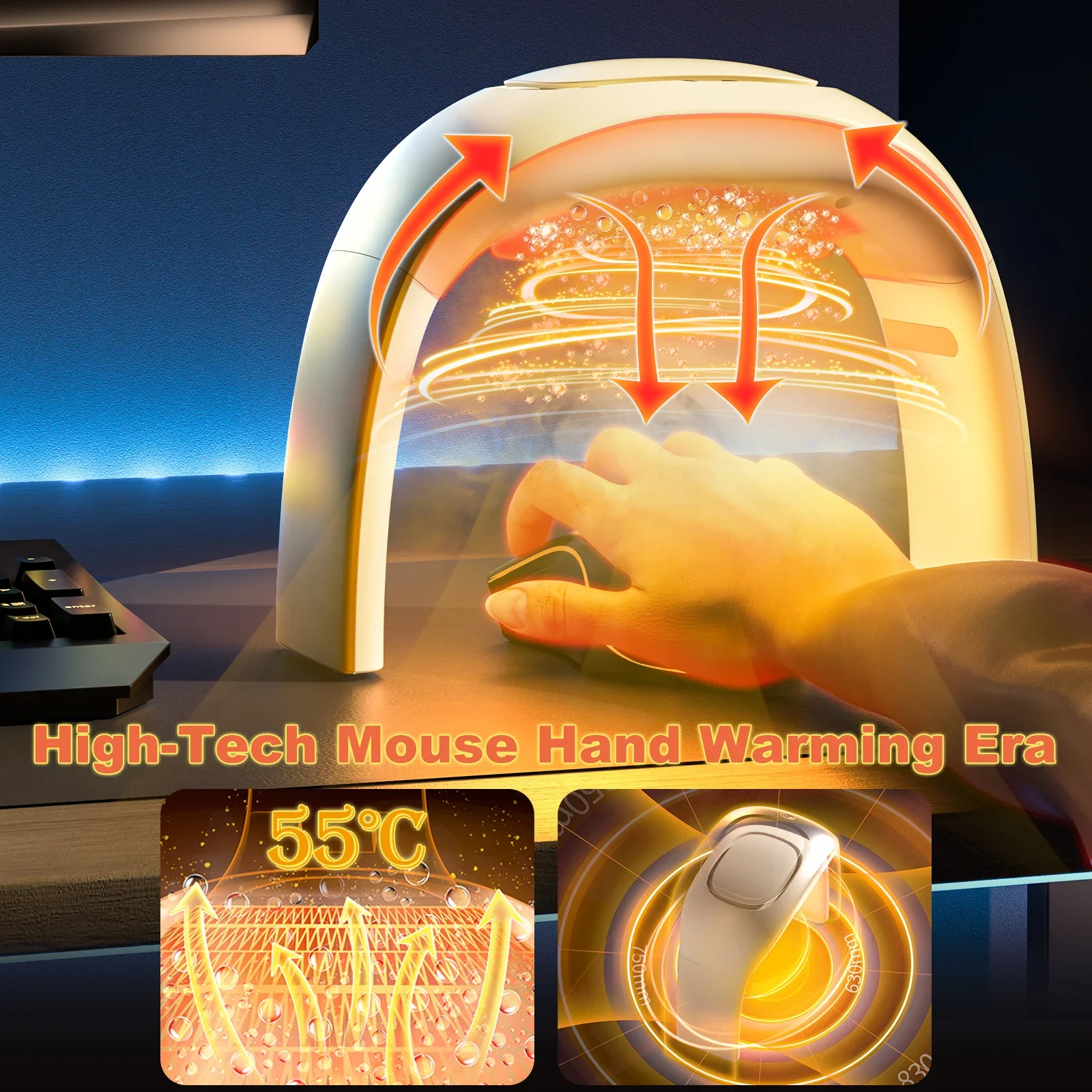 Eary Portable Winter Mouse Han - огляд і ціна Office Tech For Home