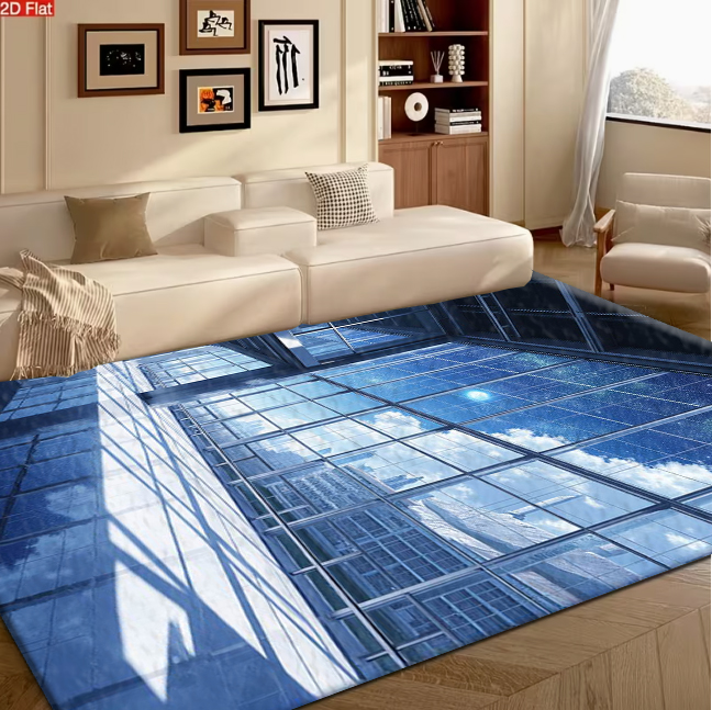 High-Tech Building View Carpet - огляд і ціна Office Tech Decor