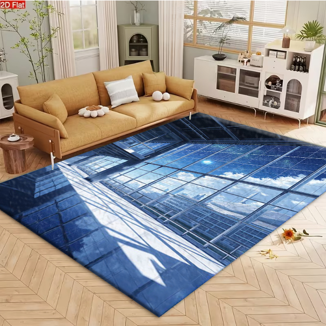 High-Tech Building View Carpet - огляд і ціна Office Tech Decor