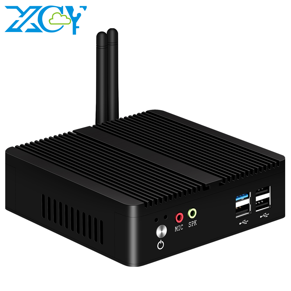 XCY Fanless Mini PC Intel Cele - огляд і ціна Thin Client Mini Pc