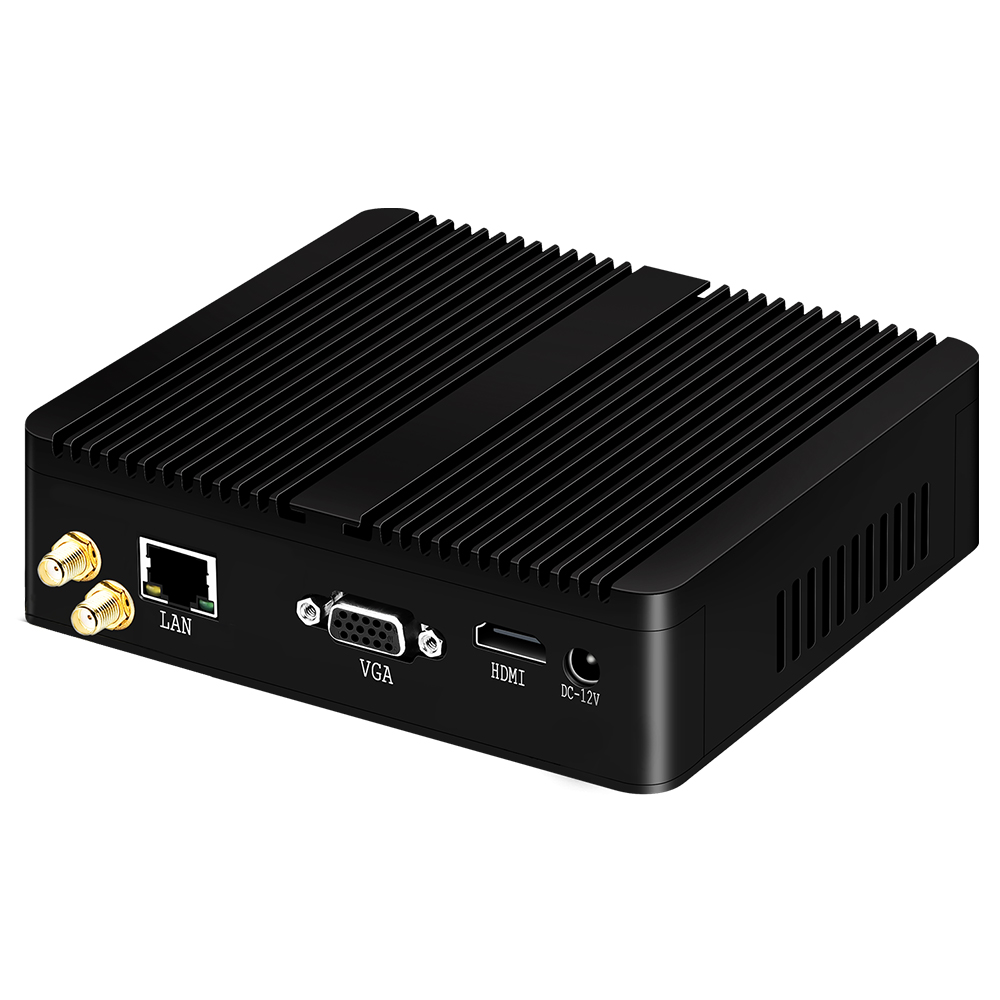 XCY Fanless Mini PC Intel Cele - огляд і ціна Thin Client Mini Pc