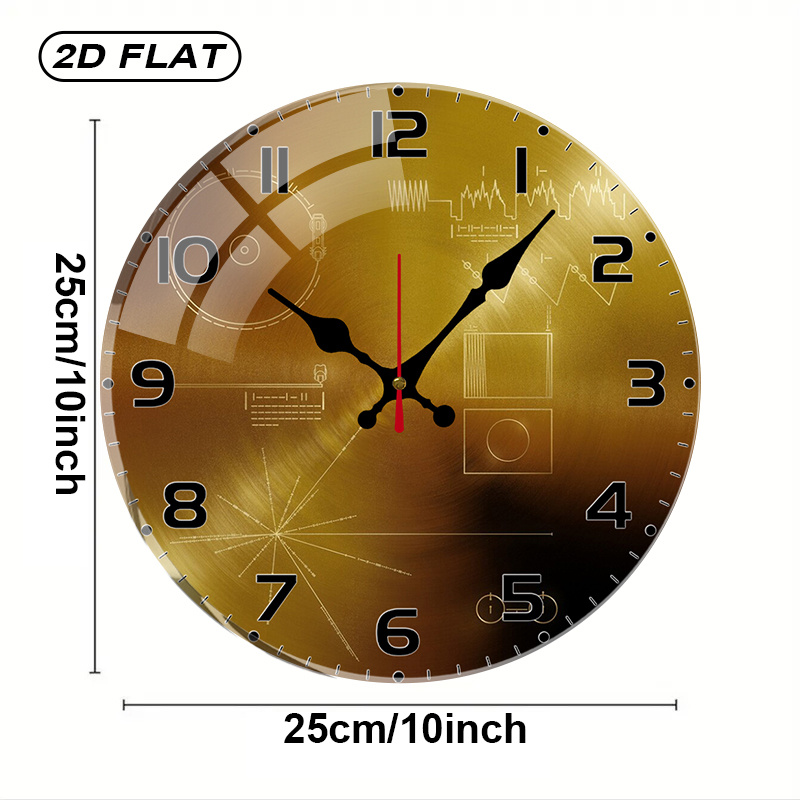 Tech Style Round Silent Acryli - огляд і ціна Office Tech Decor