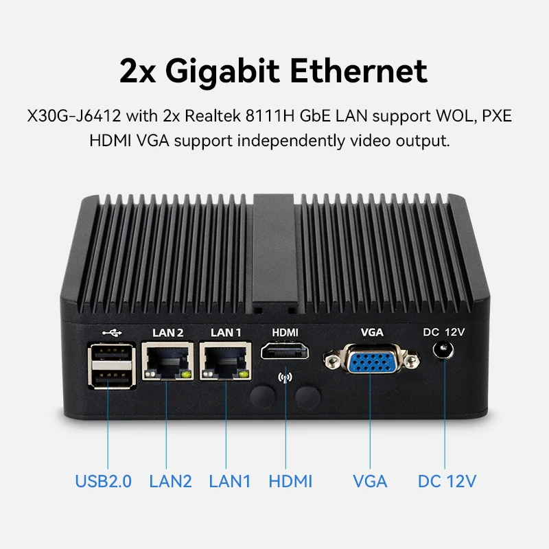 Intel Celeron Fanless Industri - огляд і ціна Thin Client Mini Pc