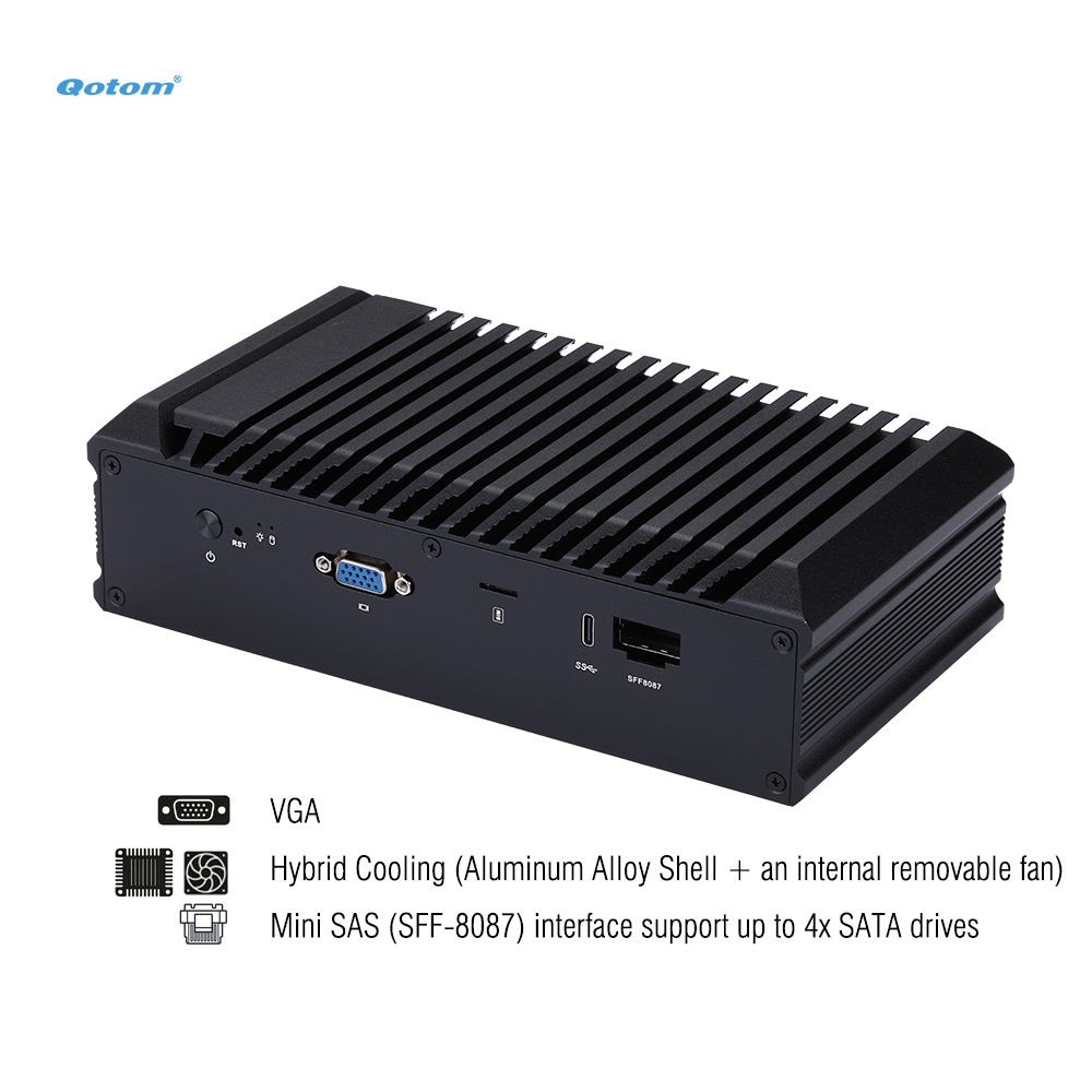 Mini PC Q20300G9 CPU Atom C300 - огляд і ціна Thin Client Mini Pc