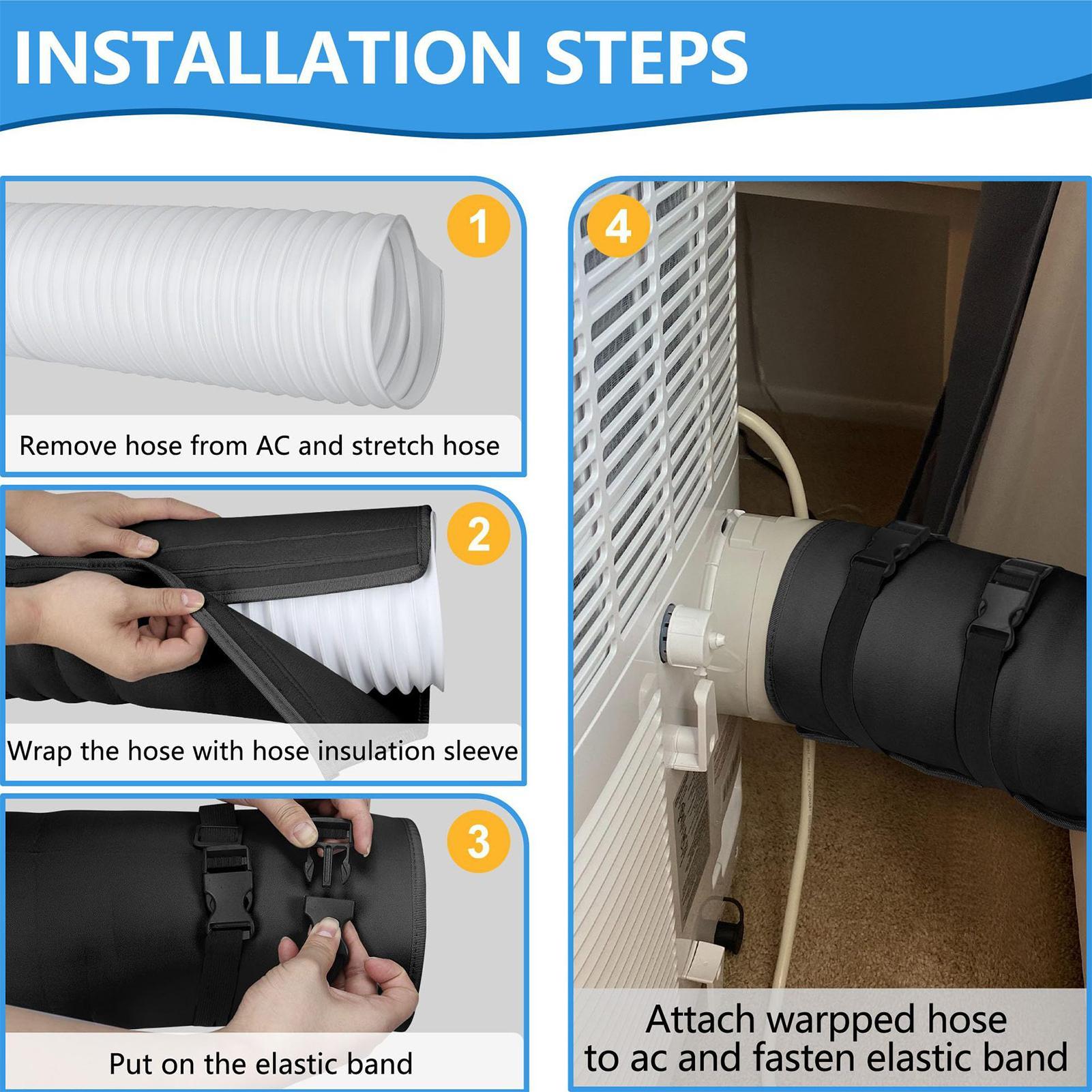 Air Conditioner Hose Cover Dus - огляд і ціна Office Tech For Home